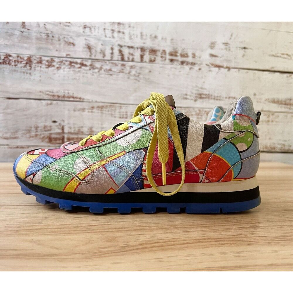 COACH C118 Eric Inkala Art Limited Edition Sneakers size 8-8.5 EUR 40
